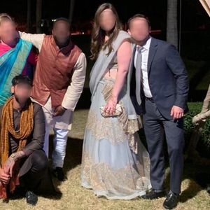 Lehenga Choli - Pale Blue/Gold